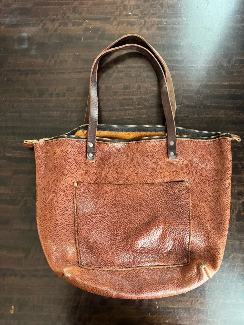 Portland Leather Goods Large Nutmeg Tote